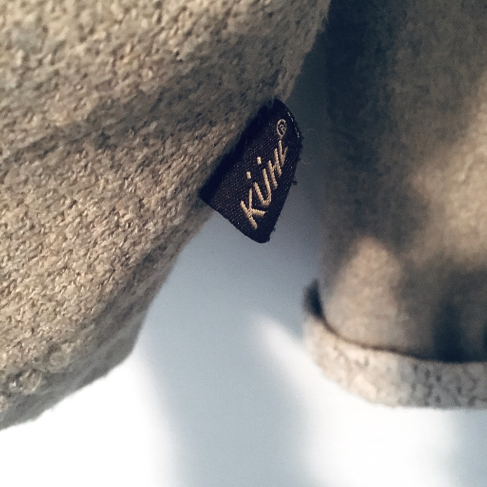 KUHL Large Europa Cozy Outdoor Adventure 1/4 Zip Sweatshirt Sweater Tan EUC - Picture 6 of 8